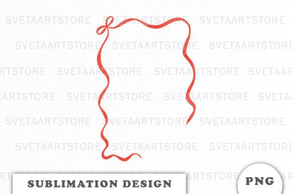 Download Red Bow Doodle Frame Png - Doodle frame png Collection