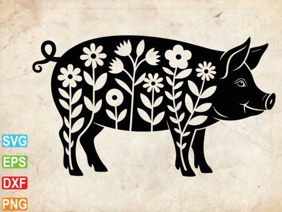 Download Wild Animals with Florals SVG, Forrest - Florals Collection