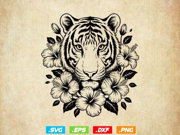 Download Wild Animals with Florals SVG, Forrest - Florals Collection